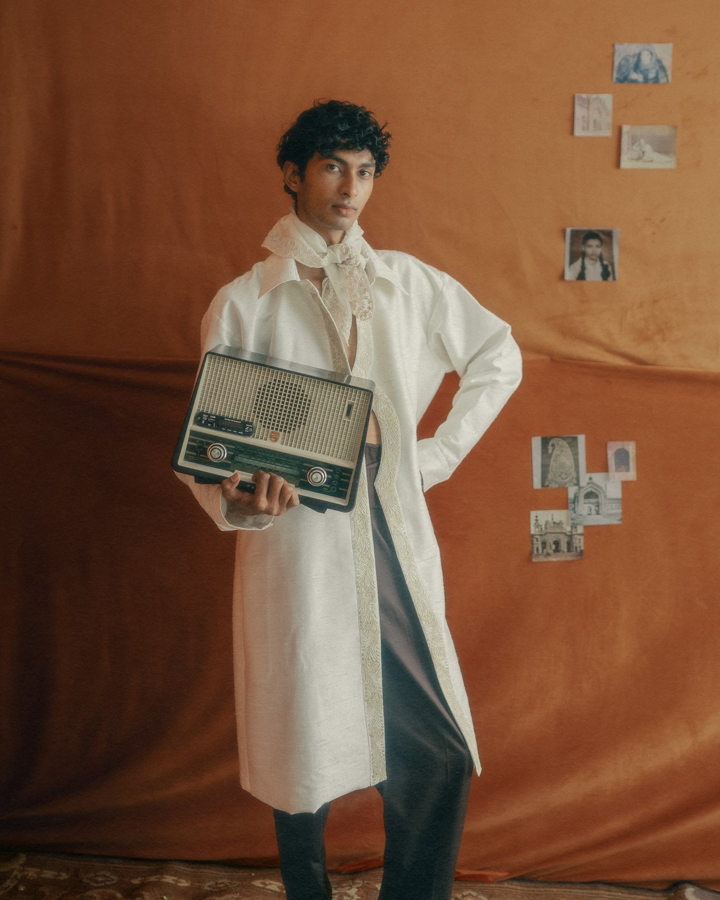 Khadi Silk Overcoat